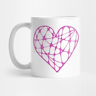 Spiderweb heart Mug